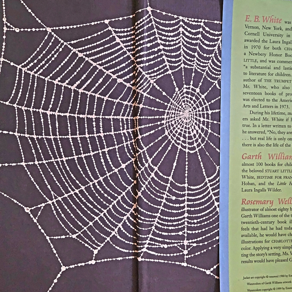 Charlotte's Web Collector's First Edition Hardcover Book with Jacket Cover - Picture 5 of 7